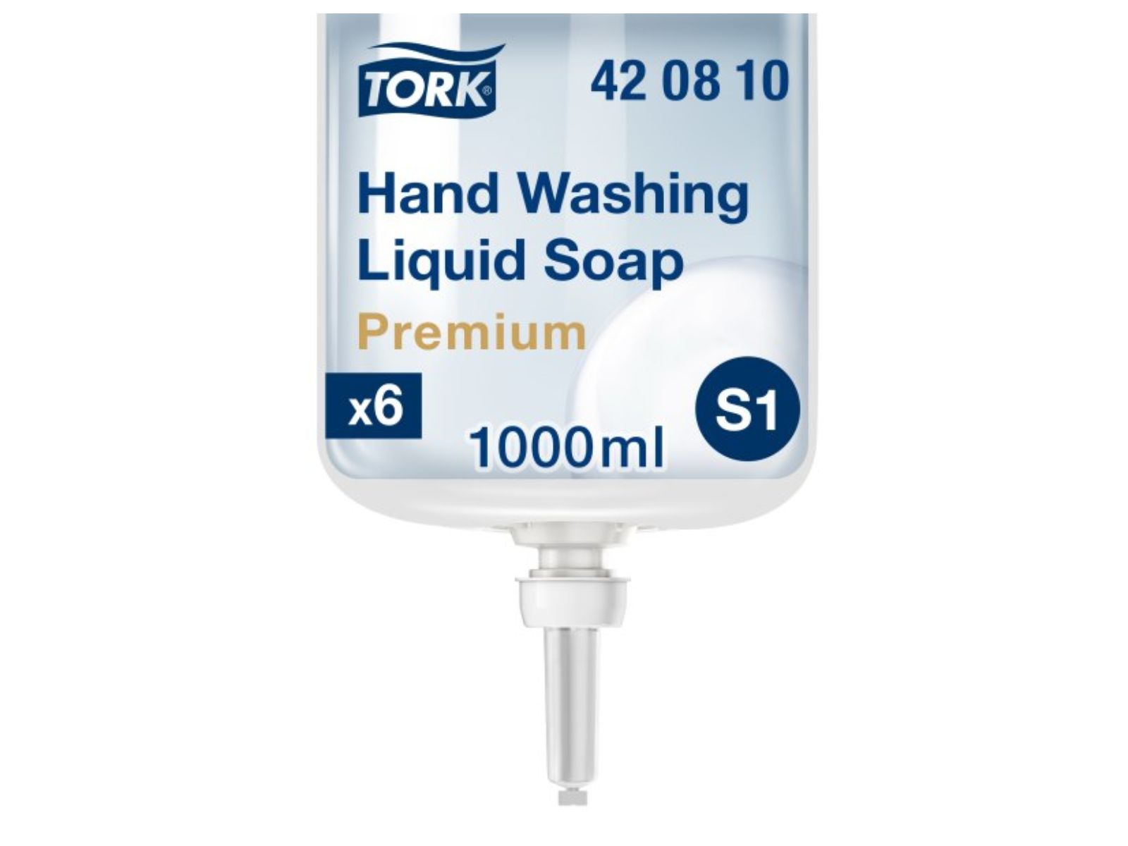 Mydło TORK 420810 S1 Łagodne Bezzapachowe Extra Karton 6x 1l